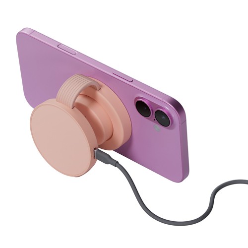 Energea Беспроводное СЗУ Bazic GoMag Trio 2, 3-in-1 Foldable Wireless MagSafe 15W Peach