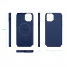 Чехол Elago MagSafe Soft Silicone для iPhone 12 Pro Max, синий