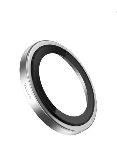 BlueO стекло для iPhone 17 Pro/17 Pro Max, Camera Lens SAPPHIRE Titanium 3 шт. Siver +installer