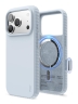 Elago для iPhone 17 Pro чехол Magnetic Ridge Silicone Light Blue (MagSafe)