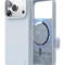 Elago для iPhone 17 Pro чехол Magnetic Ridge Silicone Light Blue (MagSafe)