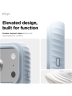 Elago для iPhone 17 Pro чехол Magnetic Ridge Silicone Light Blue (MagSafe)