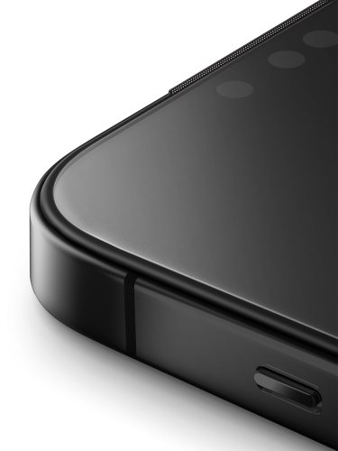 Uniq стекло для iPhone 17 Pro OPTIX Vision OptiView Anti-Dust filter Black (+installer)