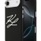 Karl Lagerfeld для iPhone Air чехол Liquid Silicone Initials Metal Logo & Camera Hard Black