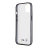Чехол BMW M-Collection Transparent Hard Matte edges для iPhone 13, черная рамка