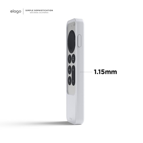 Чехол Elago R2 Slim Case для пульта Apple TV (2021), прозрачный