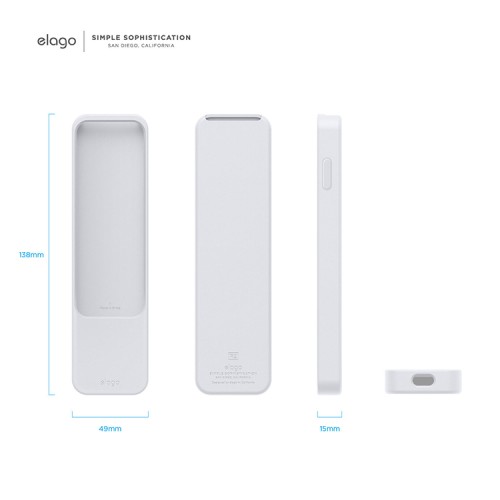 Чехол Elago R2 Slim Case для пульта Apple TV (2021), прозрачный