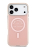 Karl Lagerfeld для iPhone 17 Pro Max чехол IML RSG logo Metal camera Hard Pink (MagSafe)