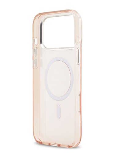 Karl Lagerfeld для iPhone 17 Pro Max чехол IML RSG logo Metal camera Hard Pink (MagSafe)