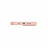 Силиконовый чехол Uniq LINO MagSafe для iPhone 13, розовый