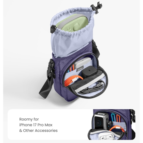 Tomtoc Gaming для Nintendo Switch 2 сумка GameOn-G50 JoyCarry Sling Bag Purple