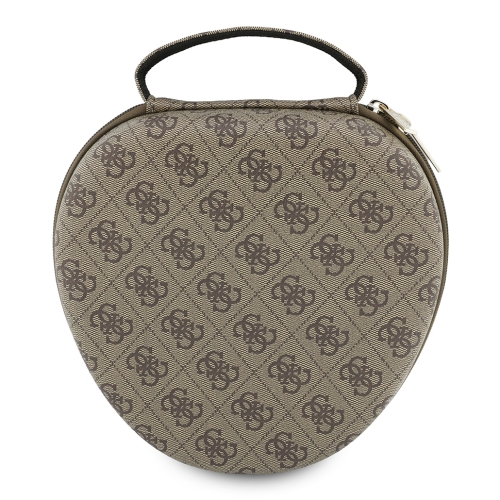 Guess чехол для накладных наушников Universal Carry Box for Headphones PU 4G with Handle Brown