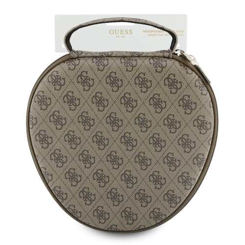 Guess чехол для накладных наушников Universal Carry Box for Headphones PU 4G with Handle Brown