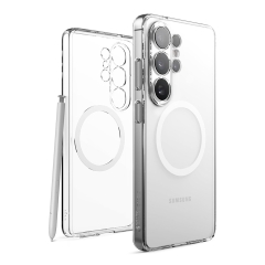 Elago для Galaxy S26 Ultra чехол Magnetic HYBRID (pc/tpu) Clear (MagSafe)