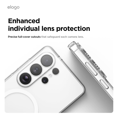 Elago для Galaxy S26 Ultra чехол Magnetic HYBRID (pc/tpu) Clear (MagSafe)