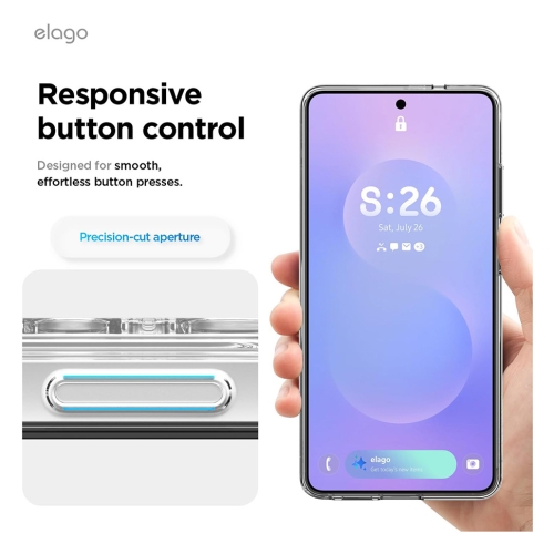 Elago для Galaxy S26 Ultra чехол Magnetic HYBRID (pc/tpu) Clear (MagSafe)