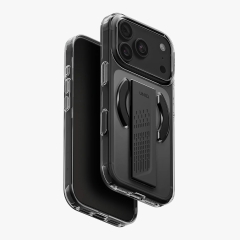 Uniq для iPhone 18 Pro Max/17 Pro Max чехол Heldro Air with FlexGrip Tinted Smoke (MagSafe)