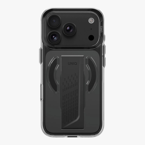 Uniq для iPhone 18 Pro Max/17 Pro Max чехол Heldro Air with FlexGrip Tinted Smoke (MagSafe)