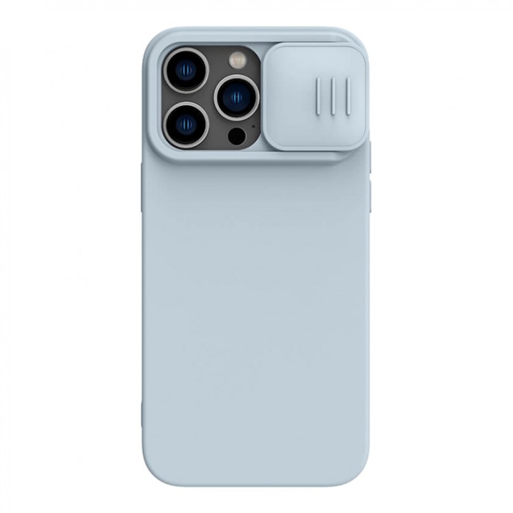 Чехол Nillkin CamShield Silky Magnetic Silicone для iPhone 14 Pro Max, Star Gray (magsafe)