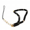 Шнурок на кисть Guess Heishi Beads (25 см), черный