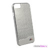 Чехол BMW M-Collection Aluminium Carbon Hard для iPhone 7/8/SE 2020, серебристый