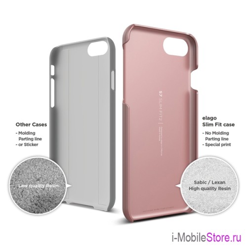 Чехол Elago Slim Fit 2 для iPhone 7/8/SE 2020, розовый