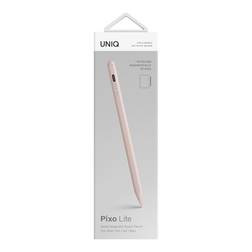Стилус Uniq PIXO LITE Magnetic для Apple iPad 2018-2023, розовый