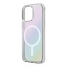 Uniq для iPhone 15 Pro чехол Lifepro Xtreme AF Iridescent (MagSafe), матовый-радужный