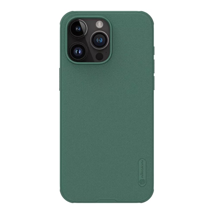 Nillkin для iPhone 15 Pro Max чехол Frosted Shield Pro Deep green