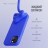 Elago для iPhone 15 чехол Soft silicone (Liquid) Cobalt Blue