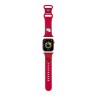 Hello Kitty для Apple Watch 42-41-40 mm ремешок Liquid silicone Kitty Head Red