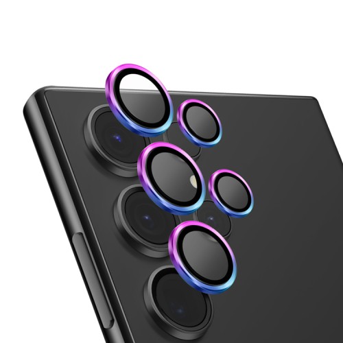 Uniq стекло для Galaxy S24 Ultra OPTIX Camera Lens protector Aluminium Iridescent