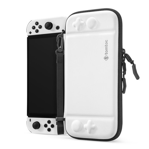 Tomtoc Gaming для Nintendo Switch & OLED чехол FancyCase-G05 NS Slim Case White