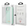 Чехол Guess Silicone collection Vintage logo для iPhone 11, Mint Green