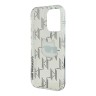 Karl Lagerfeld для iPhone 16 Pro Max чехол PC/TPU Monogram NFT Choupette прозрачный