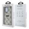 Karl Lagerfeld для iPhone 16 Pro Max чехол PC/TPU Monogram NFT Choupette прозрачный