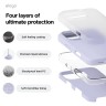 Elago для iPhone 16 Pro Max чехол Soft silicone (Liquid) Purple