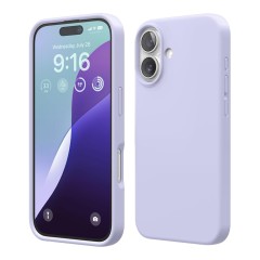 Elago для iPhone 16 чехол Soft silicone (Liquid) Purple