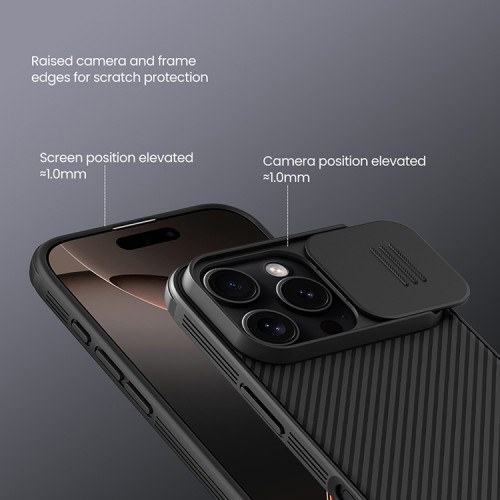 Nillkin для iPhone 16 Pro чехол CamShield Pro Black