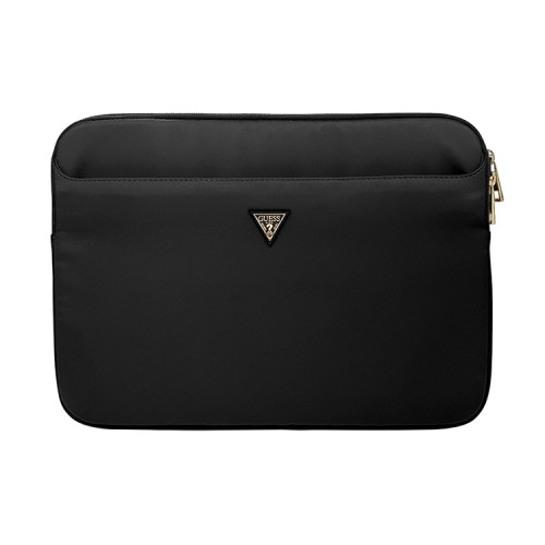 Чехол папка Guess Nylon computer sleeve with Triangle metal logo для ноутбука 13", черный