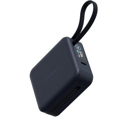 Energea АКБ MagPac MINI Plus, 10000W Magnetic wireless 15W +С 20W +2 C cables and Display Blue