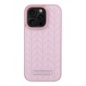 Karl Lagerfeld для iPhone 16 Pro Max чехол PU Quilted Braid pattern Hard Pink