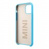 Чехол MINI Liquid Silicone Hard для iPhone 11, голубой