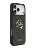 Guess для iPhone 17 Pro чехол PU 4G Big metal logo Hard Black