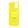 Чехол Karl Lagerfeld TPU FLUO Choupette Hard для iPhone 12 Pro Max, желтый