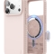 Elago для iPhone 17 Pro чехол Magnetic Ridge Silicone Light Pink (MagSafe)