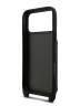 Karl Lagerfeld для iPhone 17 Pro чехол Crossbody cardslot PU Saffiano Monogram NFT Choupette Hard Black