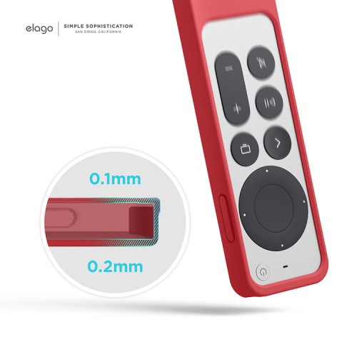 Чехол Elago R2 Slim Case для пульта Apple TV (2021), красный