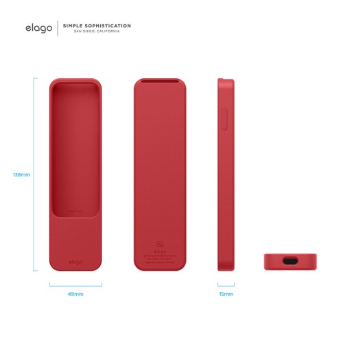 Чехол Elago R2 Slim Case для пульта Apple TV (2021), красный