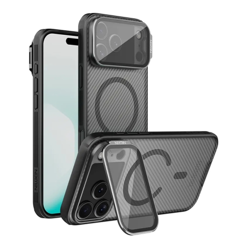 Nillkin для iPhone 17 Pro Max чехол CamShield ProP Magnetic (Transparent camera) Black